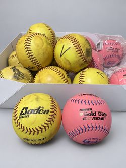 Mixed Lot of Softballs – Baden and Worth
