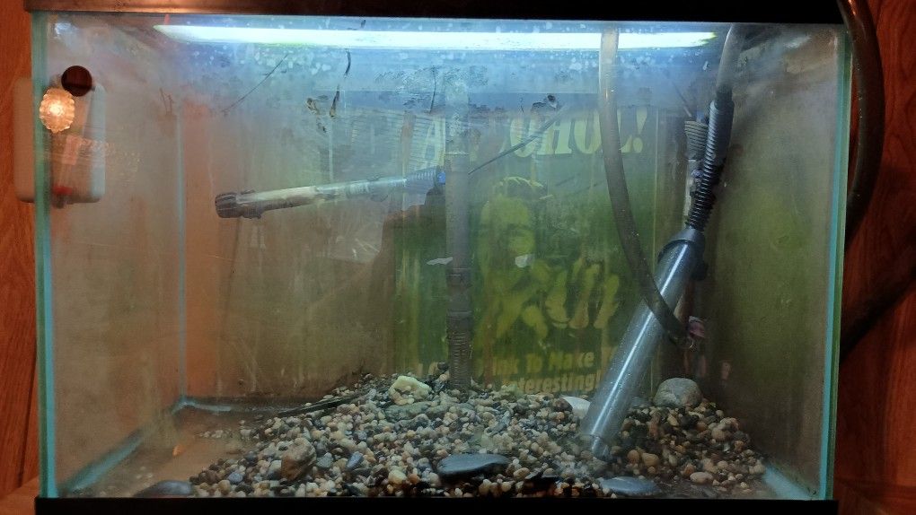 18 Gallon Fish Tank Aquarium Complete w/ Many Extras