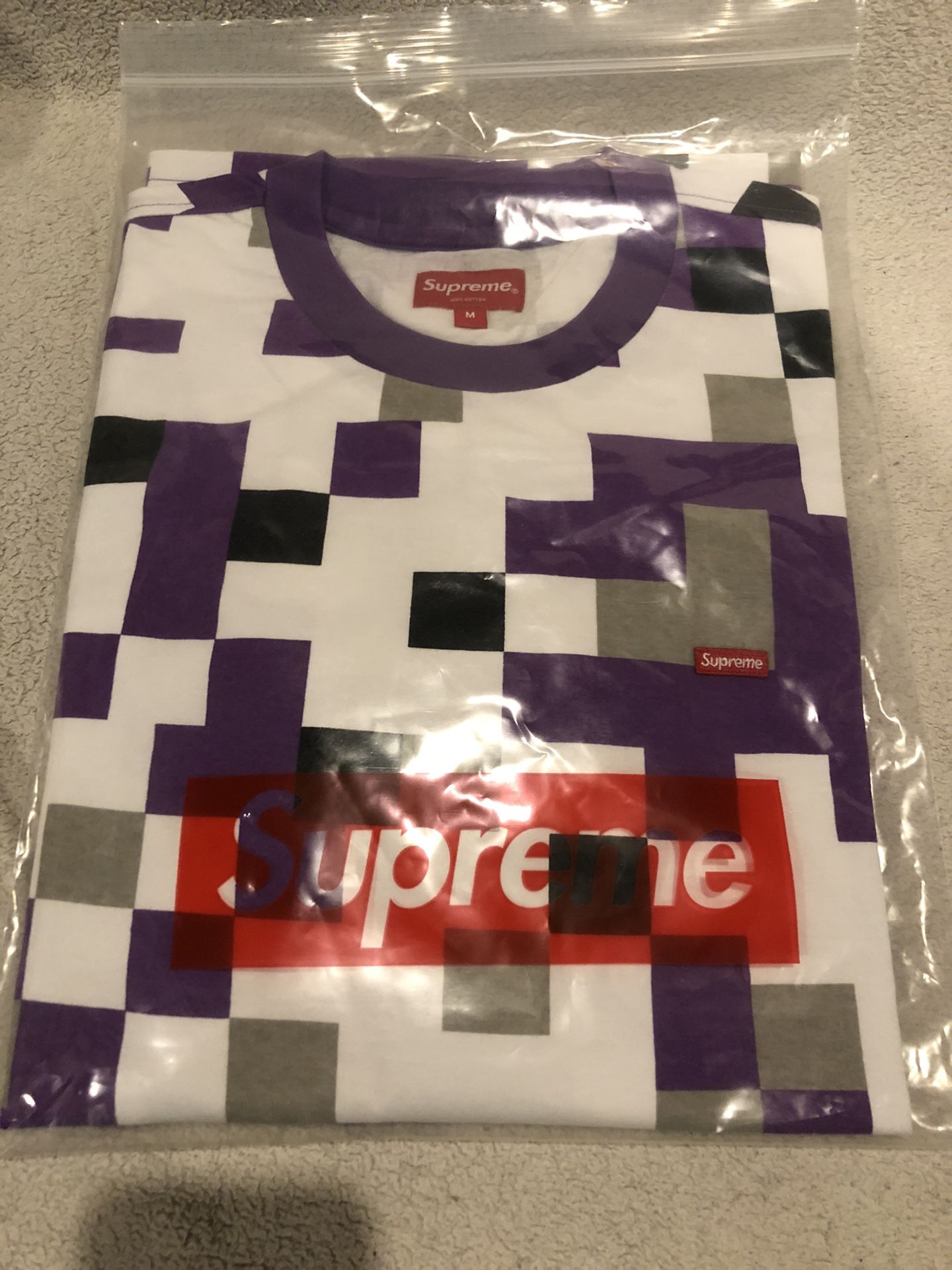 Supreme Purple Digi-Camo L/S