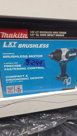 Makita 18V LXT Brushless 1/2" Impact Wrench