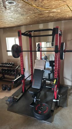 Ethos Power Rack with Adjustable Bench