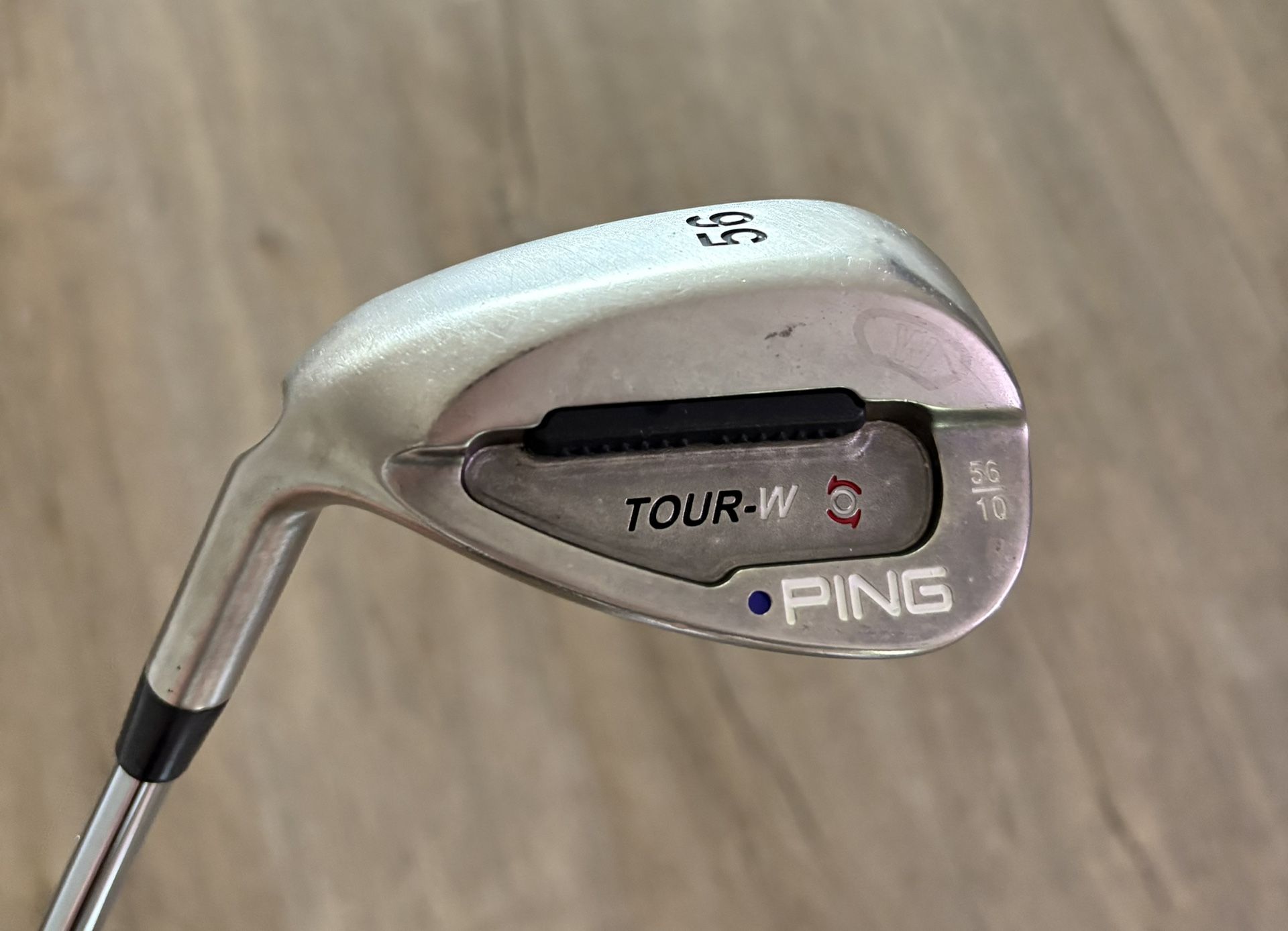 LH PING Tour-W 56° Wedge – Project X Stiff Rifle Shaft, New Grip
