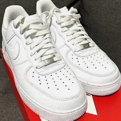 Nike - Mens Air Force 1 , Triple White , 