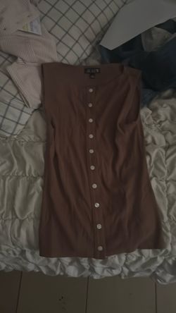 JCrew ribbed sleeveless button-front knit top