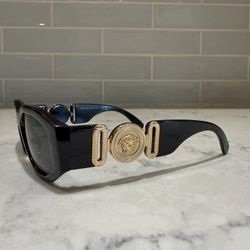 Versace 0VE4361 GB1/87 Black/Grey 53MM Cat Eye Unisex Sunglasses