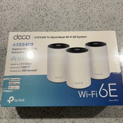 Deco XE75 Pro Axe 5400 Mesh Wifi Router