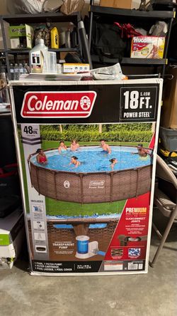 Pool Coleman Power Steel 18 ft Above Ground Pool