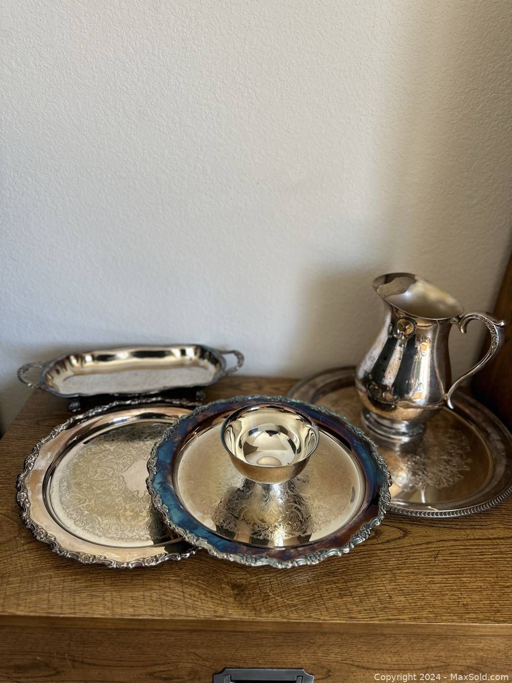 Vintage Silver Serving Items