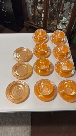 Fire king cup and saucers