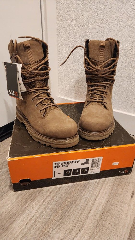 5.11 Tactical Apex Waterproof Dark Coyote Boots
