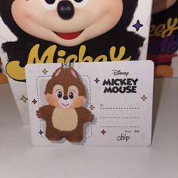 Mickey Family cute together keychain Chip
