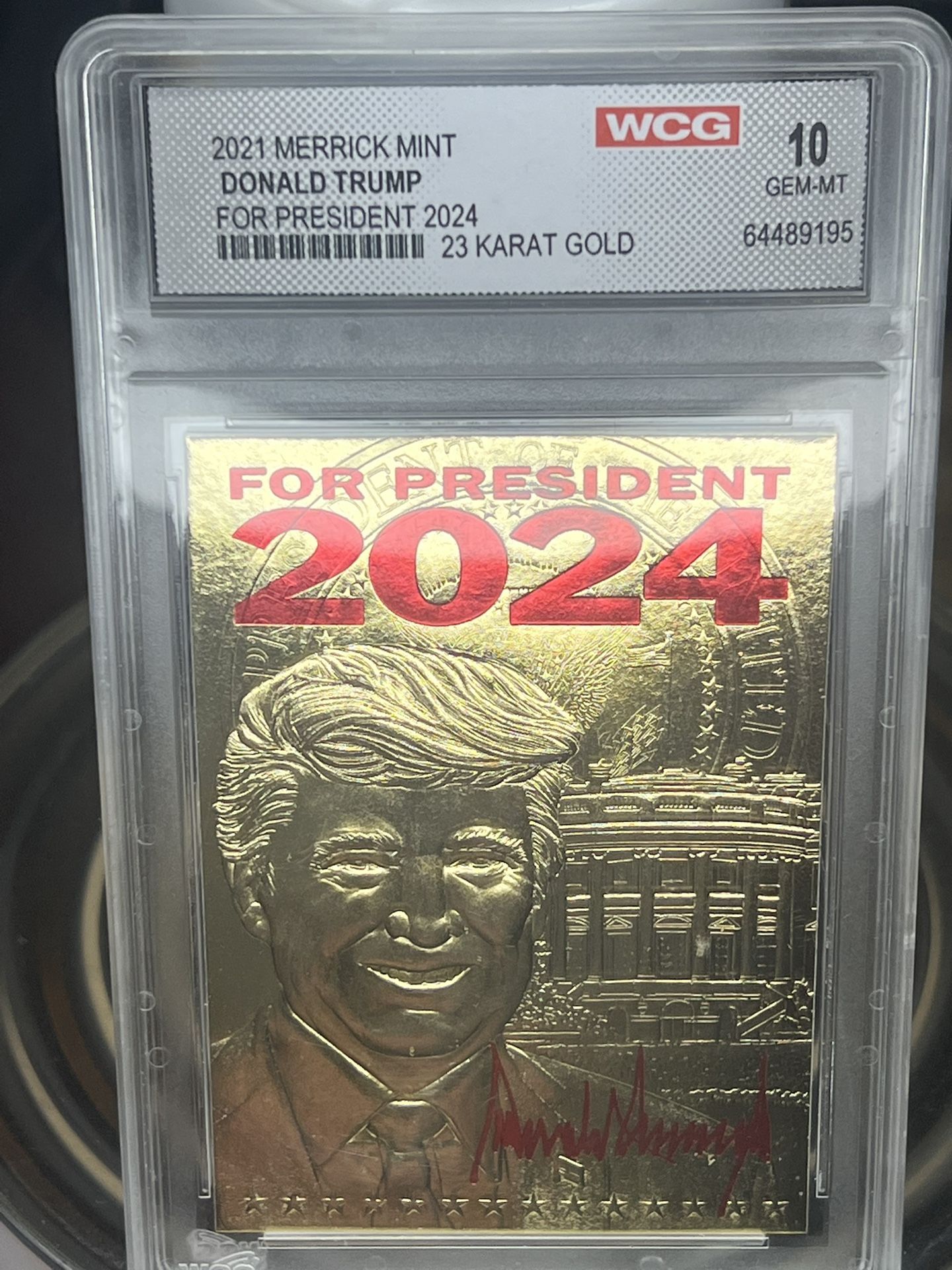 2021 Donald Trump Limited Edition Collectible Trading Card