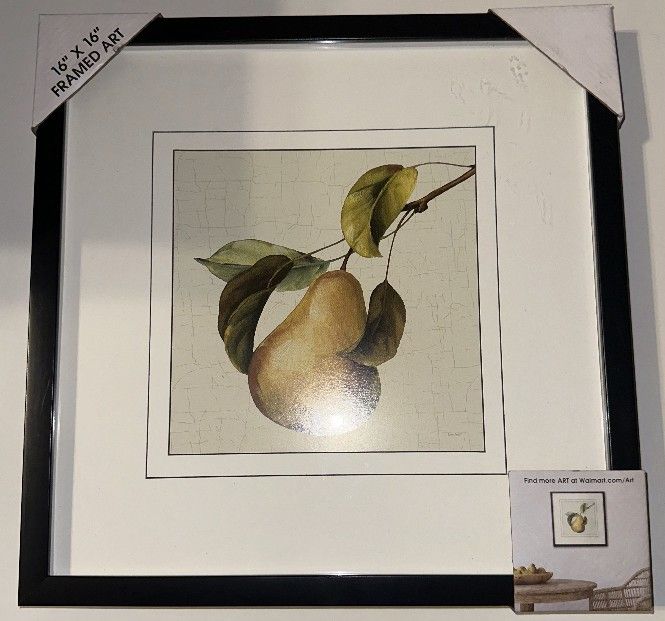 Crystal Art Gallery Traditional Framed Botanical Art Print PEAR
2-pieces