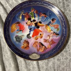 Bradford Exchange Plate Once Upon a Kiss Tenth Issue Magical Disney Moments