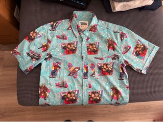 RSVLTS — Back to the Future button-up shirt — SIZE SMALL
