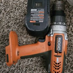Riggid Drill And Battery ( No Charger)