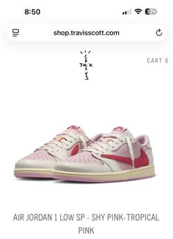 Travis Scott Shy Pink