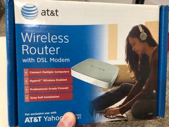 AT&T wireless router with dsl modem