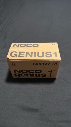 NOCO GENIUS1 1A 6/12V Smart Battery Charger, Trickle Charger & Maintainer