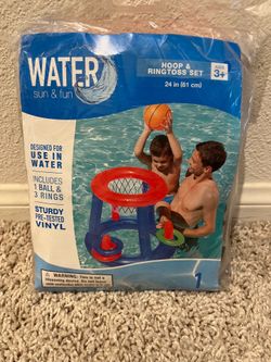 Hoop and ring toss set