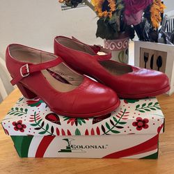 Red Folklorico Heels