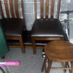 4 Chair , Bench , Dining Table Not Pictured , And Tv Stand, Cabinet 