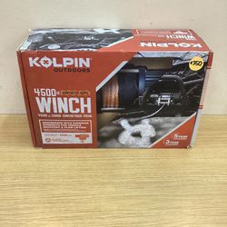 KOLPIN OUTDOORS 4500 LB. SYNTHETIC ROPE WINCH.