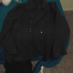 Gray Winter Fleece Button Sweater