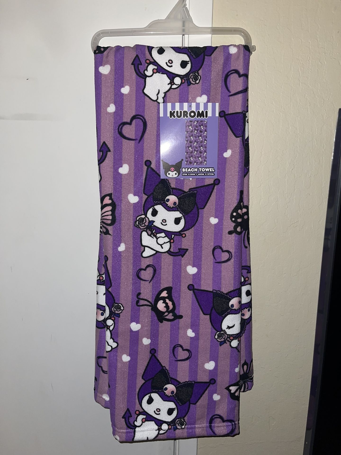 Kuromi Beach Towel