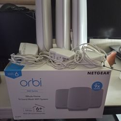 NETGEAR - Orbi 660 Series AX3800 Tri-Band Mesh Wi-Fi 6 System (3-pack) - White