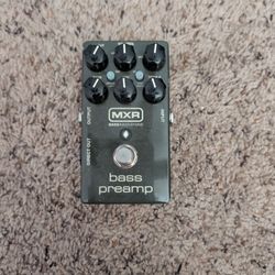 MXR Bass pre amp Pedal