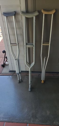 3 sets of Crutches
