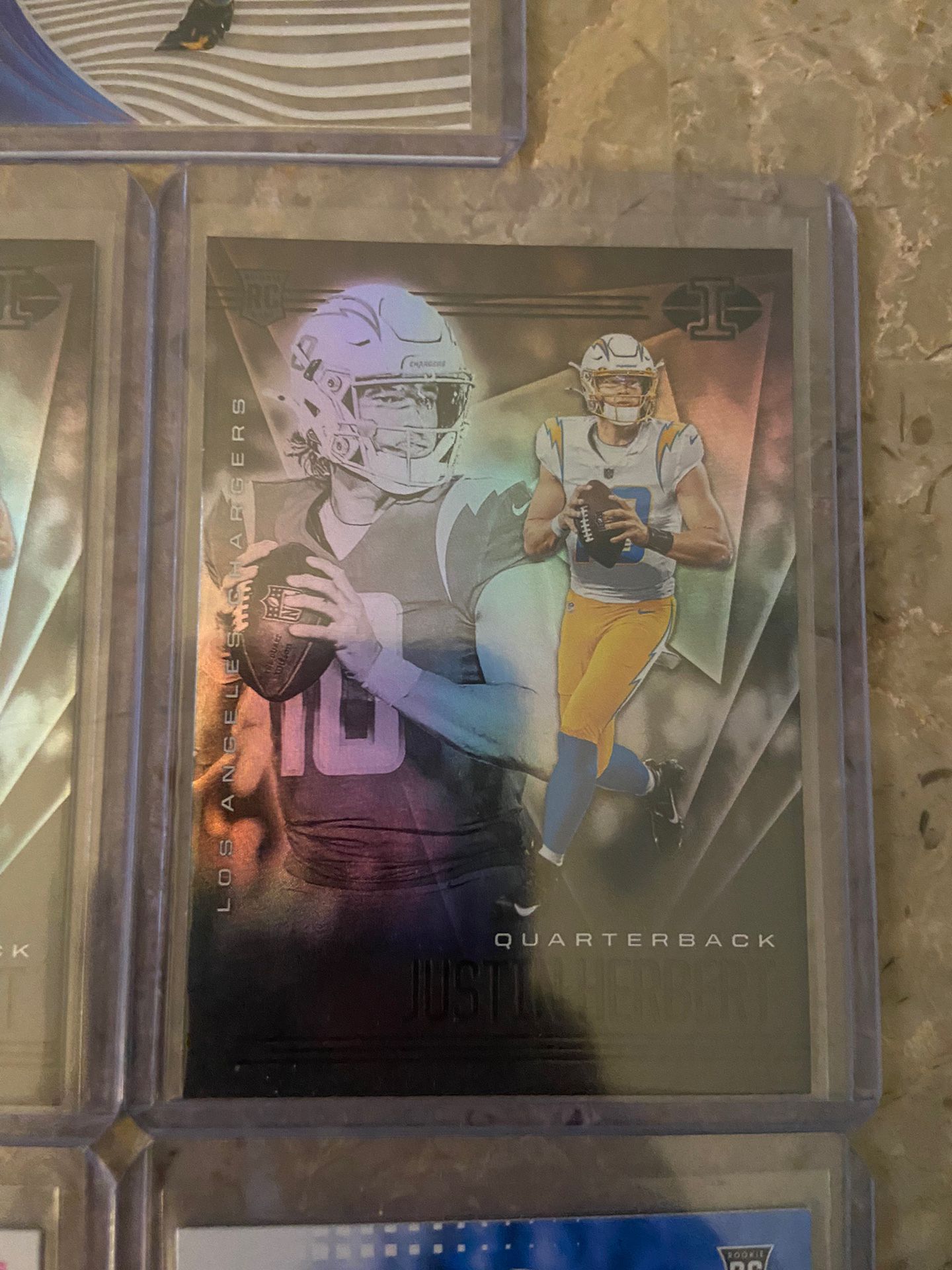 Justin Herbert - Lot Of 5 Herbert Cards