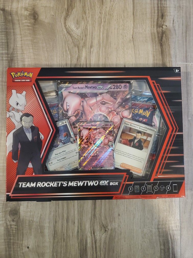 POKEMON Team Rocket's MewTwo EX Box