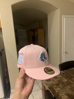 Boston Red Sox Cap (PINK & NAVY BLUE) 🍬