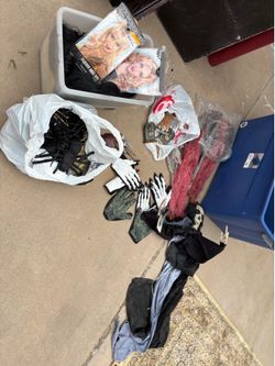 Tub of Halloween items