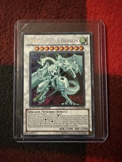 1996 Shooting Star Dragon Yu-gi-oh Limited edition card