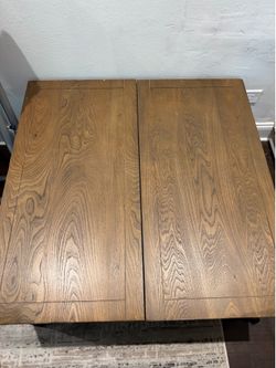 Solid wood table