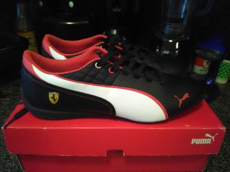 Leather pumas new in box size 11