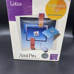 New Sealed Ami Pro Lotus Demo Evaluation Unit Windows PC Compatible Computers