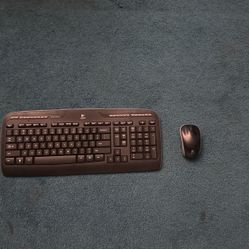 Logitech Keyboard And Mouse $10