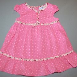 OSHKOSH Girls 3M Two-Piece Dress & Bloomers
