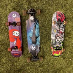 2 Skate Board 1 Long Board
