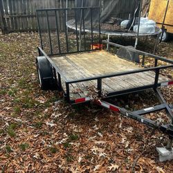 6x10 Utility Trailer With Gate