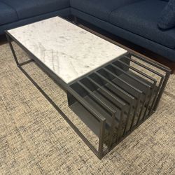 Iron & Marble Coffee Table