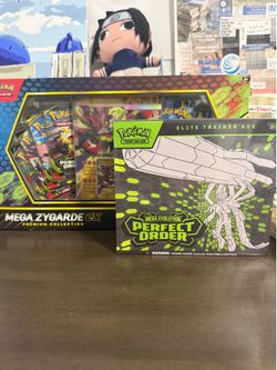 Pokemon ETB TCG and Zygarde Premium Collection at retail price.