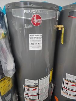 New water heater