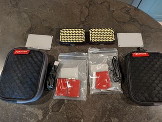 Pair of Aputure Amaran AL-MX Bi-Color Pocket LED Lights (Metal Build)