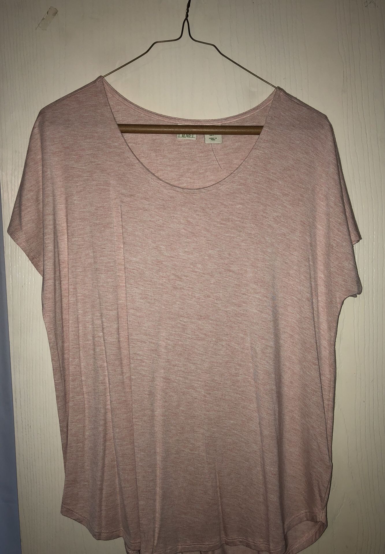Light pink short sleeve