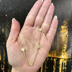 14k MOTHER PEARL FLOWER 
